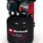 Einhell Compresseur à air silencieux TE-AC 270/50 Silent Plus 1500W, Cuve de 50 L, Pression 8bar, Débit d'aspiration 270l/min, Moteur sans huile, Réducteur de pression