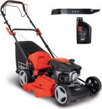 Scheppach Tondeuse à Gazon Thermique MS161-46 | Autotractée | Moteur 4T de 150cm3 | Largeur de Coupe 46cm | Transmission Pro | Panier de 55 litres | Ejection Latérale & Fonction Mulching