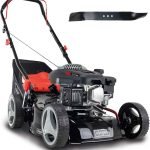 Scheppach Tondeuse à Gazon Thermique MP132-42 | Largeur de Coupe 42cm | 3,4 CV | Robuste | Fonction de Nettoyage | Panier 45L | Réglage de la Hauteur en 7 Positions 25-75mm | Lame + Huile Incluse