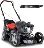 Scheppach Tondeuse à Gazon Thermique MP132-42 | Largeur de Coupe 42cm | 3,4 CV | Robuste | Fonction de Nettoyage | Panier 45L | Réglage de la Hauteur en 7 Positions 25-75mm | Lame + Huile Incluse
