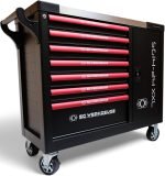 Servante atelier 7 tiroirs avec 390 outils et porte latérale