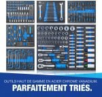 Servante d’atelier 7 tiroirs avec 247 outils