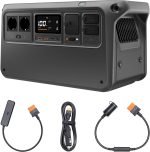 Station électrique portable 2048 Wh 3000 W avec recharge 45 min – Power 1000V2+Car Charger
