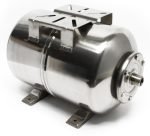 Réservoir à vessie 100 L inox membrane EPDM pression max 5,4 bar raccord 1&Prime;