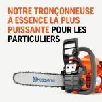 Tronçonneuse thermique 38 cm³ guide 35 cm Smart Start Air Injection LowVib