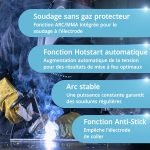 Poste à souder AC DC TIG MMA 200 A onduleur IGBT