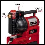 Groupe de surpression 1200 W 4600 l/h cuve 20 L capteur de débit et protection marche à vide