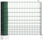 Filet pour volailles non électrifiable 50 m hauteur 112 cm 16 piquets vert