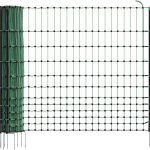 Filet pour volailles non électrifiable 50 m hauteur 112 cm 16 piquets vert