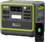 Station électrique portable 2048 Wh LiFePO4 2400 W UPS – F2400 green