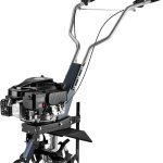 Wiltec Motobineuse 60 cm 2,5 KW 6 Fraises Lames Réservoir 0,8L Profondeur 25 cm Motoculteur Essence Moteur OHV Aérateur Scarificateur Travail Sol Ergonomique Outil Jardinage