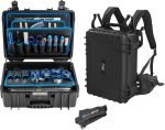 Valise d’outillage 53,5 x 36 x 19,5 cm capacité 43 charge 50 kg – JET 5000 – 41,6 x 28,7 x 16 cm