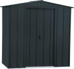 Abri de jardin en métal 4,37 m² toit monopente avec lucarne anthracite – 6 x 4 Top, Noir