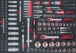 Composition d’outils 6 tiroirs 428 pièces pour servante d’atelier