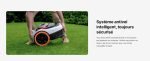 Robot tondeuse 500 m² sans fil périphérique AWD avec garage et cartographie automatique