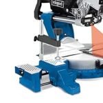 Scie à onglet radiale 2000 W lame 305 mm coupe 330×105 mm double inclinaison table -45/+45 laser