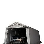 Tente garage 2,4×3,6 m bâche PE 450 N armature acier étanche protection UV vert