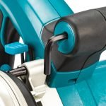 Scie plongeante 1300 W lame 165 mm rail de guidage profondeur coupe 56 mm 5200 tr/min