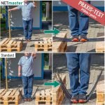 Filet électrifiable pour volailles 50 m hauteur 112 cm 16 piquets double pointe