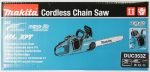 Tronçonneuse sans fil 36 V 2 x 18 V guide 35 cm vitesse chaîne 20 m/s tension sans outil