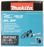 Tronçonneuse sans fil 36 V 2 x 18 V guide 35 cm vitesse chaîne 20 m/s tension sans outil