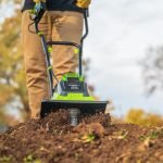 Motoculteur électrique sans fil 40 V 27,9 cm avec batterie et chargeur