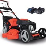 Scheppach Tondeuse à Gazon Hybride MS225-53E – Moteur 4 Temps 224 cm3 / 6 CV – 4400 W – Largeur de Coupe 53 cm – Démarrage électrique – Bac 65 L – Batterie 2Ah + Chargeur Inclus