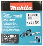 Tronçonneuse sans fil 36 V 2 x 18 V guide 35 cm vitesse chaîne 20 m/s tension sans outil