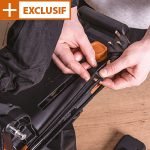 Scie à onglet coulissante multi-matériaux 210 mm 1500 W biseau 0–45° onglet 50–50°
