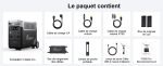 Station électrique portable 3840 Wh 3600 W batterie LFP 13 sorties