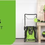 Tondeuse à gazon sans fil 40 V coupe 41 cm sac 50 L 2 batteries 2 Ah chargeur