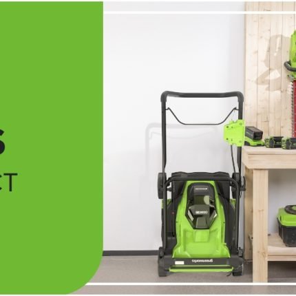 Tondeuse à gazon sans fil 40 V coupe 41 cm sac 50 L 2 batteries 2 Ah chargeur