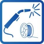 Poste à souder MIG MAG synergique 225 A 230 V avec affichage numérique