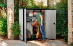 Armoire extérieure 1400 L verrouillable imperméable traitée anti UV