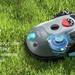 Robot tondeuse sans fil avec navigation visuelle et coupe 16 cm