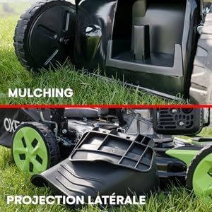 Tondeuse thermique 53 cm autotractée avec bac 65 L