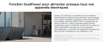 Station électrique portable 4096 Wh 4000 W 230 V extensible à 12 kWh