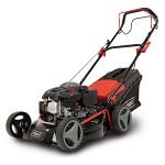 Tondeuse à gazon thermique essence 150 cm3 coupe 46 cm bac 55 L mulching éjection latérale