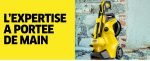 Nettoyeur haute pression électrique avec enrouleur de tuyau 8 m débit 420 l/h