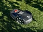 Robot tondeuse 400 m² avec kit d’installation, Wi-Fi et Bluetooth