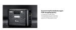 Station électrique portable 2048 Wh 2400 W LiFePO4 avec 13 sorties