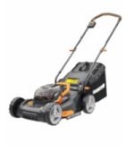 Tondeuse à gazon sans fil autotractée 40 V coupe 46 cm avec 2 batteries 4 Ah