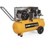 Compresseur d’air 200 L 3000 W 10 bars à courroie sur roues