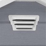 Abri de jardin monopente 1,8 m² polypropylène anti-UV plancher ventilation étagère