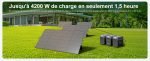 Station électrique portable 3840 Wh 3600 W batterie LFP 13 sorties