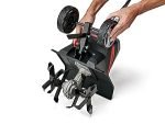 Motobineuse sans fil 2×18 V largeur 30 cm profondeur 20 cm avec 2 batteries 3,0Ah et chargeur double