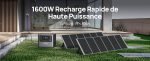 Station électrique portable 2048 Wh 2400 W UPS charge rapide