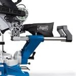 Scie à onglet radiale 2000 W lame 305 mm coupe 330×105 mm double inclinaison table -45/+45 laser