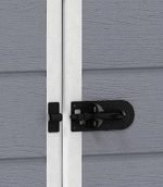 Abri de jardin monopente 1,8 m² polypropylène anti-UV plancher ventilation étagère