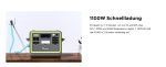 Station électrique portable 2048 Wh 2400 W LiFePO4 avec 13 sorties